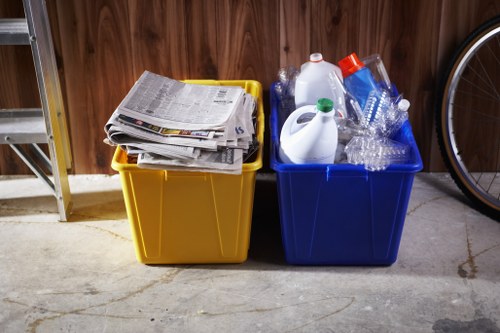 Organized office space after clearance in Waltham Forest